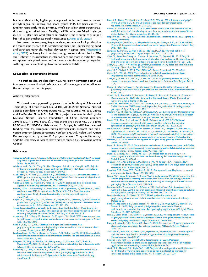 Helen ParkPHA is not just a bioplastic Page11