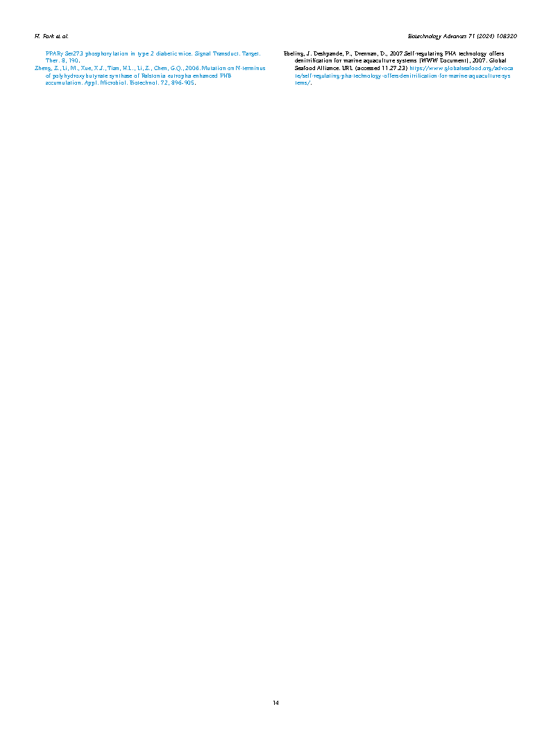 Helen ParkPHA is not just a bioplastic Page14