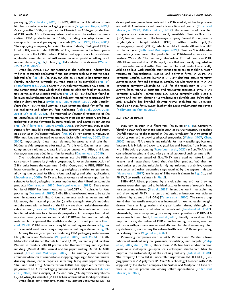 Helen ParkPHA is not just a bioplastic Page6