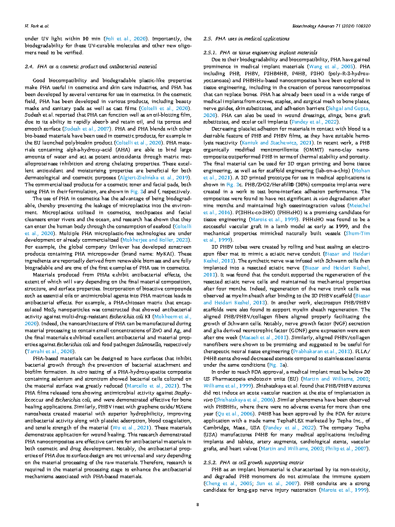 Helen ParkPHA is not just a bioplastic Page8