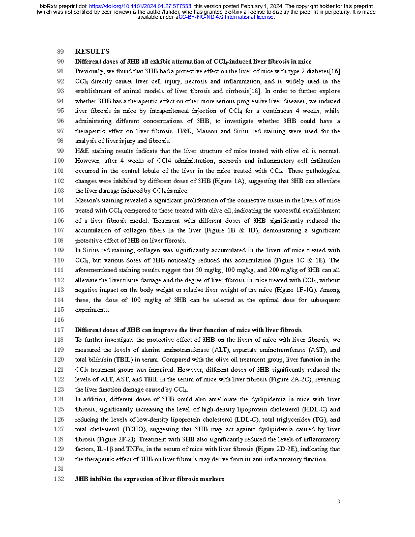 Yudian ZhangKetone body 3-hydroxybutyrate alleviates CCl4-induced liver fibrosis in Page3