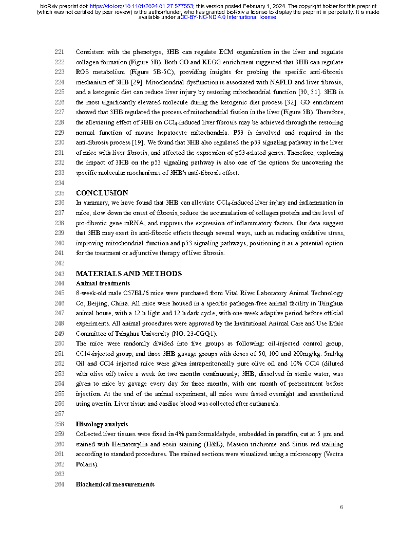 Yudian ZhangKetone body 3-hydroxybutyrate alleviates CCl4-induced liver fibrosis in Page6