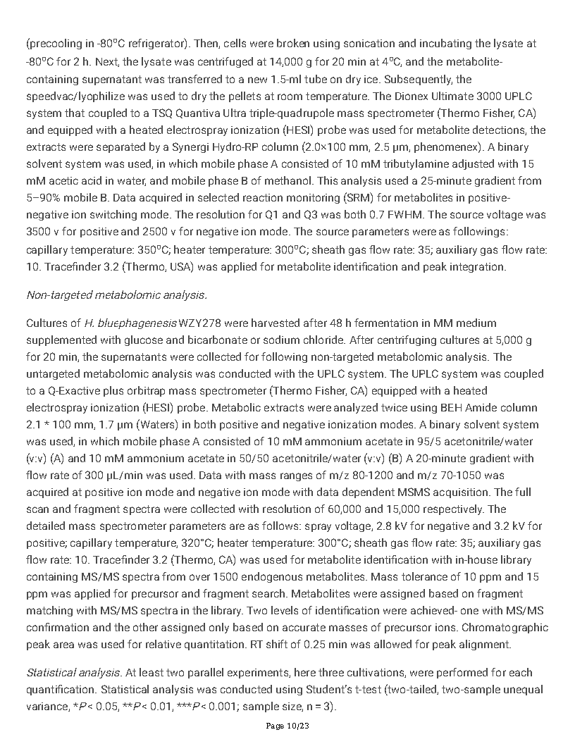 Guoqiang ChenA new autotrophic CO2 fixation pathway in Halomonas linked to nucleotide synthesis Page10
