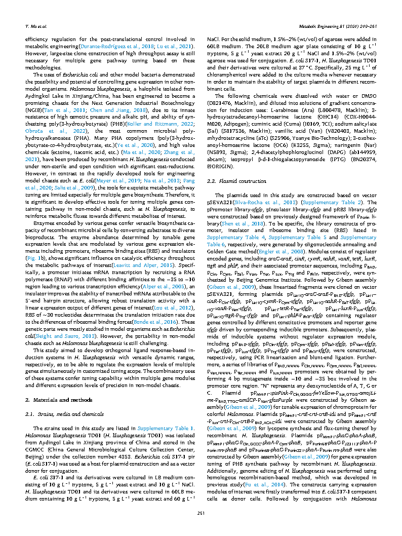 Yueyuan MaFlux optimization using multiple promoters Page3