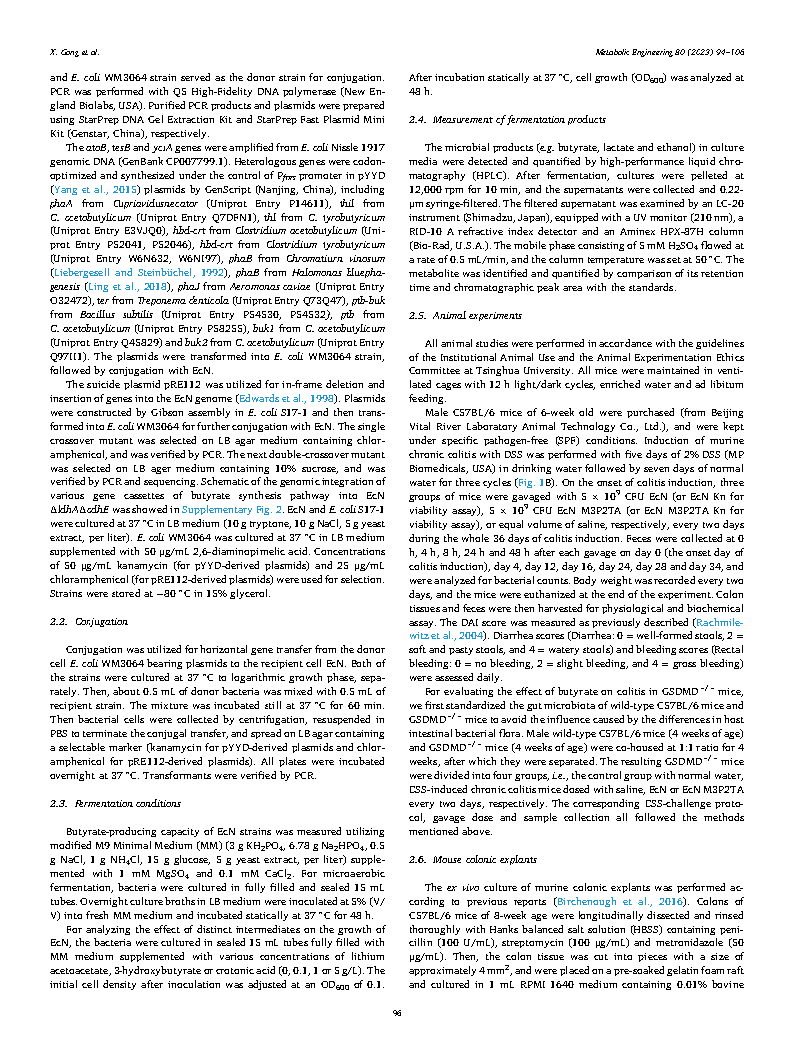 Xu GongMetabolic engineering of commensal bacteria for gut butyrate delivery  Page3