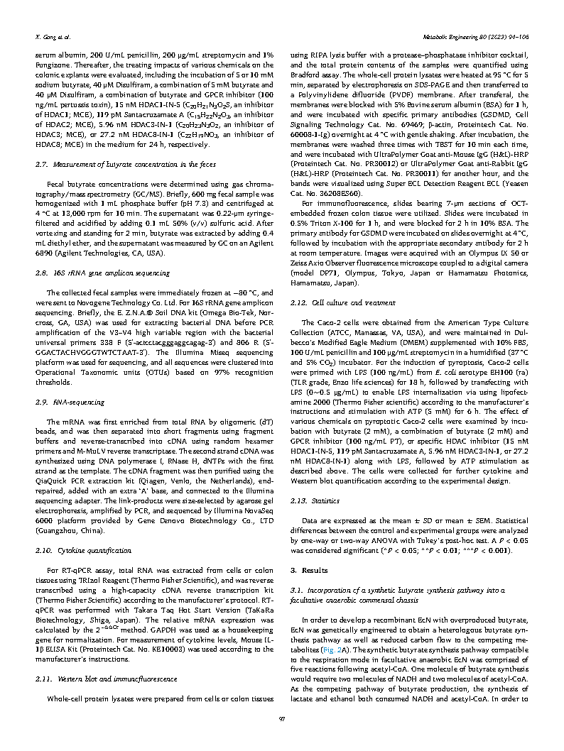 Xu GongMetabolic engineering of commensal bacteria for gut butyrate delivery  Page4
